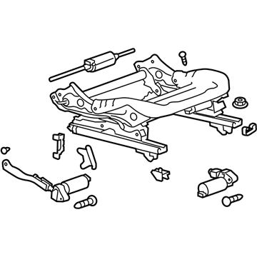 GM 23127662 Seat Adjuster, Front Passenger Side