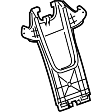 GM 23424971 Seat Back Panel, Front GM 23424971 Seat Back Panel, Front