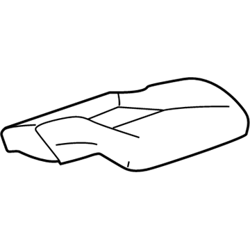 GM 23128319 Seat Cover, Black, Passenger Side GM 23128319 Seat Cover, Black, Passenger Side