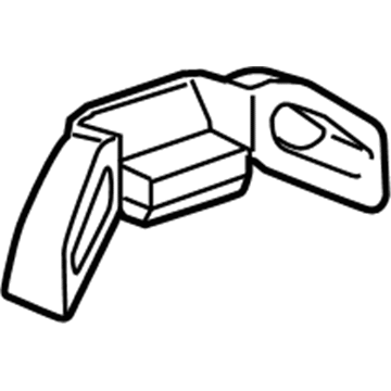 GM 23439133 Upper Support, Front