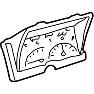 GMC C2500 Speedometer - 16201515