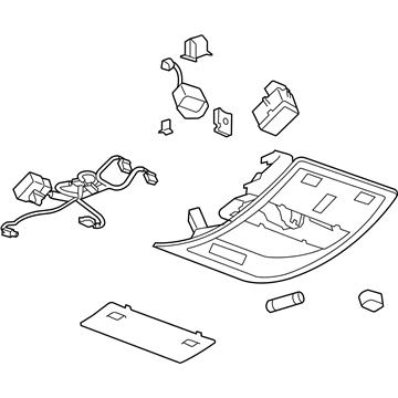 GMC 22780467 Roof Console