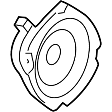 Cadillac 84196280 Rear Driver Speaker