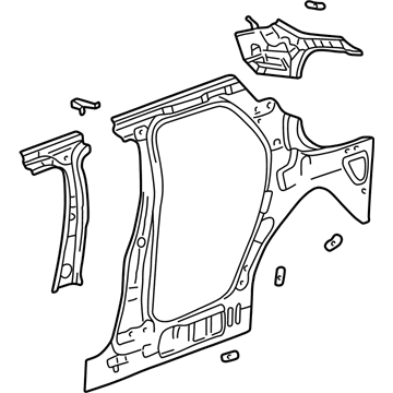 Pontiac 12458960 Inner Panel