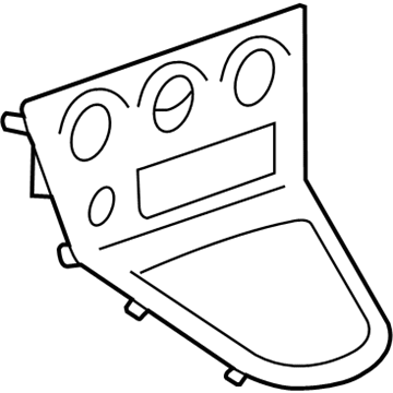 Pontiac 88970556 Center Bezel