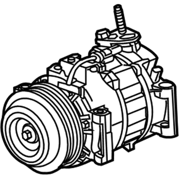 GMC Sierra 2500 HD A/C Compressor - 86798582