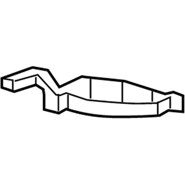 GM 25830199 Outer Filler, Front Passenger Side