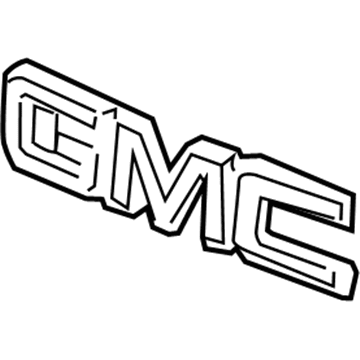 GMC Sierra 2500 Emblem - 22881265