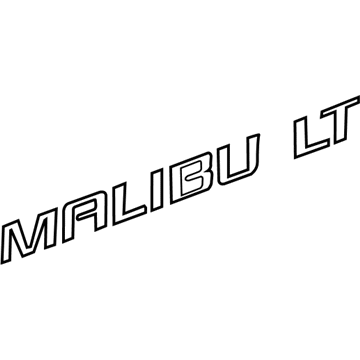 GM 22842006 Nameplate, Rear