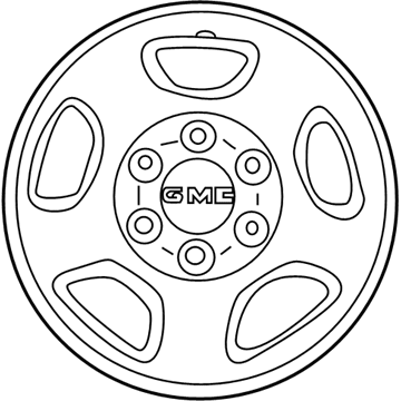 GMC 15067579 Hub Cap