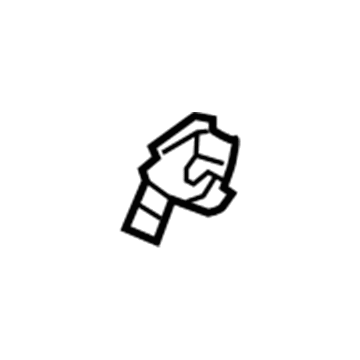 GM 13293394 Sunvisor Support, Black