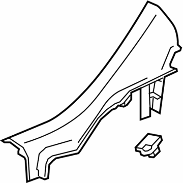 Chevy 95932890 Rear Sill Plate