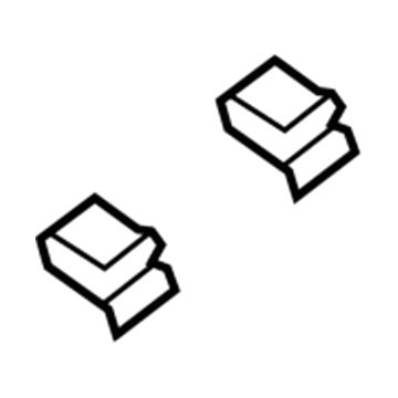 Chevy 11588650 Windshield Pillar Trim Clip