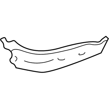 GM 12455093 Upper Extension, Rear Outer Passenger Side