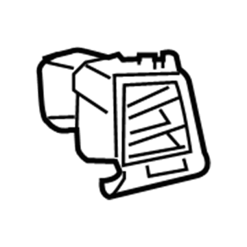 GM 22812167 Air Outlet Vent, Titanium, Passenger Side GM 22812167 Air Outlet Vent, Titanium, Passenger Side