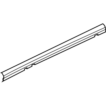 2017 GMC Sierra 3500 HD Weather Strip - 23473813