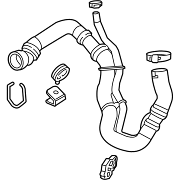 GMC Sierra 2500 HD Radiator Hose - 84401398