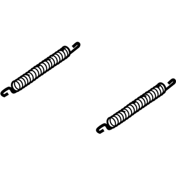 GM 16793901 Return Spring, Front GM 16793901 Return Spring, Front