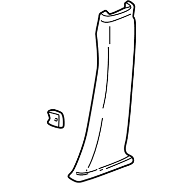 Saturn 24423233 Center Pillar Trim