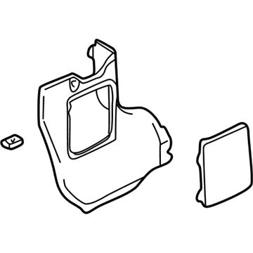 Saturn 24420753 Cowl Trim