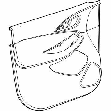 GM 42786446 Door Trim Panel, Front Passenger Side GM 42786446 Door Trim Panel, Front Passenger Side