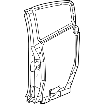 GM 22726030 Door Frame Assembly, Rear Driver Side GM 22726030 Door Frame Assembly, Rear Driver Side