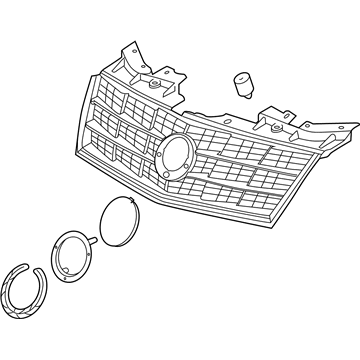 Cadillac 25876961 Grille
