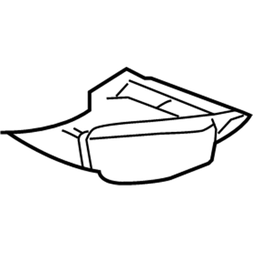 2007 Chevy Malibu Seat Cushion Pad - 22736420