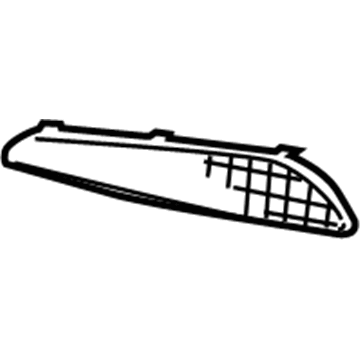 Pontiac 25762765 Lower Grille