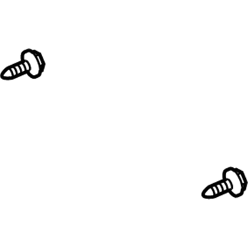 Pontiac 3539991 Lower Deflector Retainer Screw