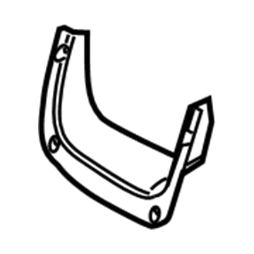 GM 25766328 Upper Deflector, Passenger Side GM 25766328 Upper Deflector, Passenger Side