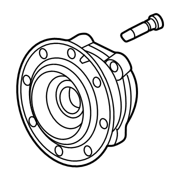 GM 13537338 Hub Assembly, Front