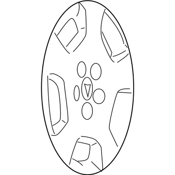 Pontiac G6 Wheel Cover - 9597538