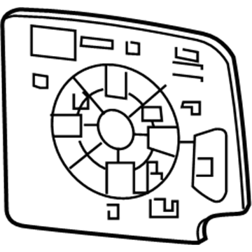 GMC Side View Mirrors - 23444109