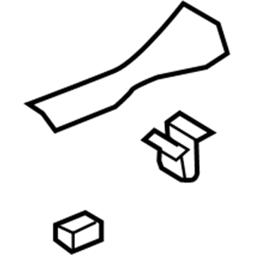 GM 20825161 Rear Sill Plate, Driver Side GM 20825161 Rear Sill Plate, Driver Side