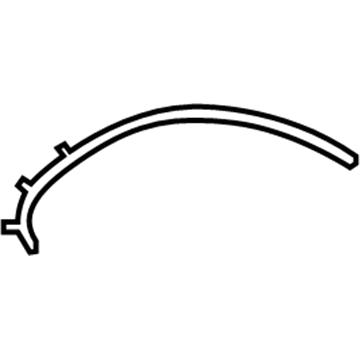 GM 25921424 Molding, Dark Silver, Driver Side GM 25921424 Molding, Dark Silver, Driver Side