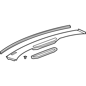 Chevy Malibu Dash Panel Vent Portion Covers - 22797470