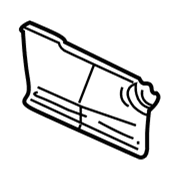 2001 Chevy Astro Exhaust Heat Shield - 15150934