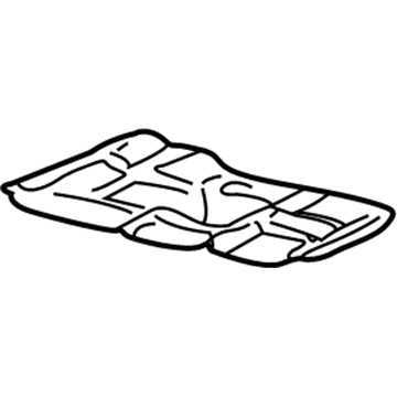 2001 Chevy Astro Exhaust Heat Shield - 15027107