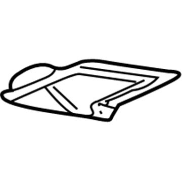 2001 Chevy Astro Exhaust Heat Shield - 15990607