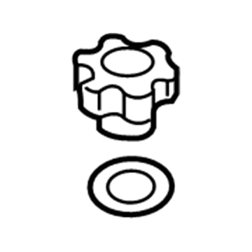 GMC Oil Filler Cap - 12573341