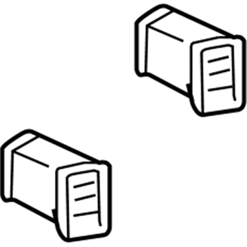 GM 15770984 Air Deflector, Camel; Oak