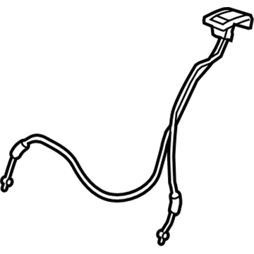 GM 20774052 Release Handle, Rear GM 20774052 Release Handle, Rear