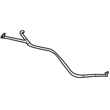 2004 Cadillac CTS Cooling Hose - 25740127