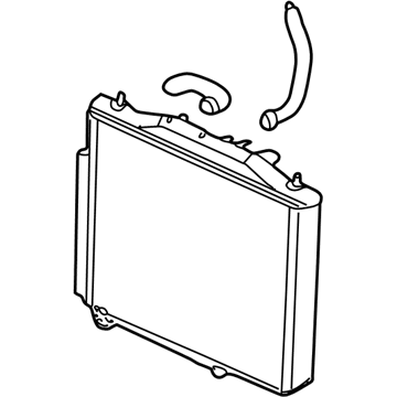 2004 Cadillac CTS Radiator - 25740114