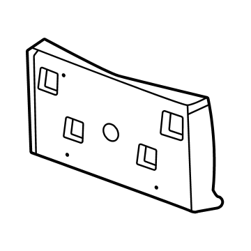 GM 42733565 License Bracket, Front