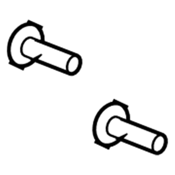 GM 11097481 Side Bracket Bolt, Front