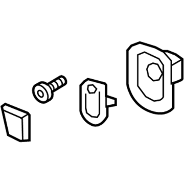 GM 85547846 Tie Down, Black