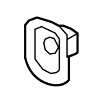 GM 23284858 Tie Down Hook Plate, Jet Black