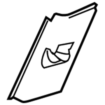 GM 20953436 Adjust Cover, Titanium, Passenger Side GM 20953436 Adjust Cover, Titanium, Passenger Side